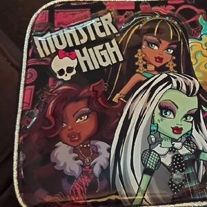 Monster High Black and Pink Lunch Bag